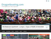 Tablet Screenshot of dragonboating.com